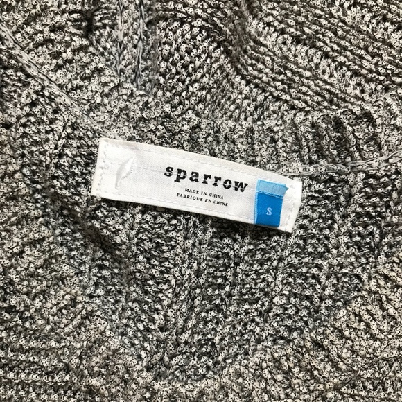 Anthropologie Sparrow Mix Stitch Sweater Tank Grey - Picture 7 of 7